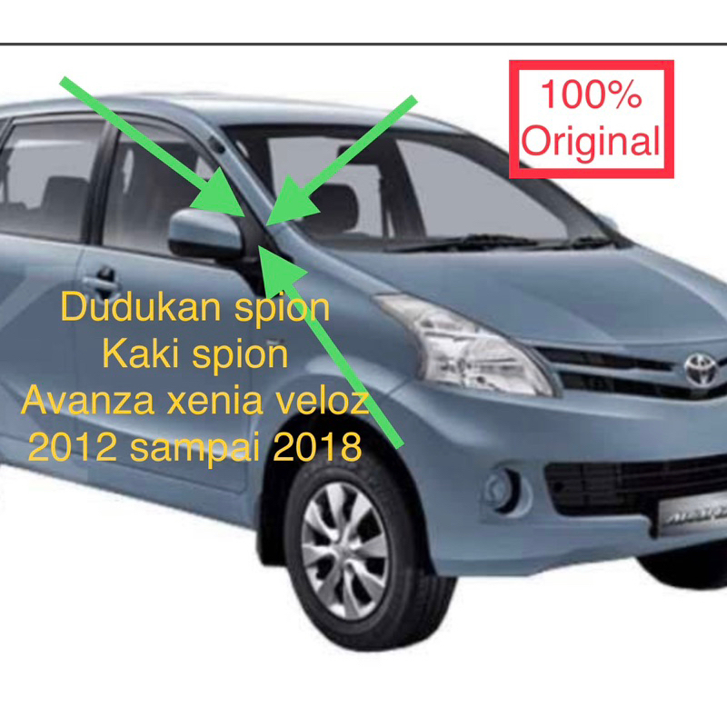 TANGKAI DUDUKAN PEGANGAN KAKI PLANGKON SPION SEMUA MOBIL TOYOTA AVANZA ALL NEW GREN E G VELOZ DAIHAT