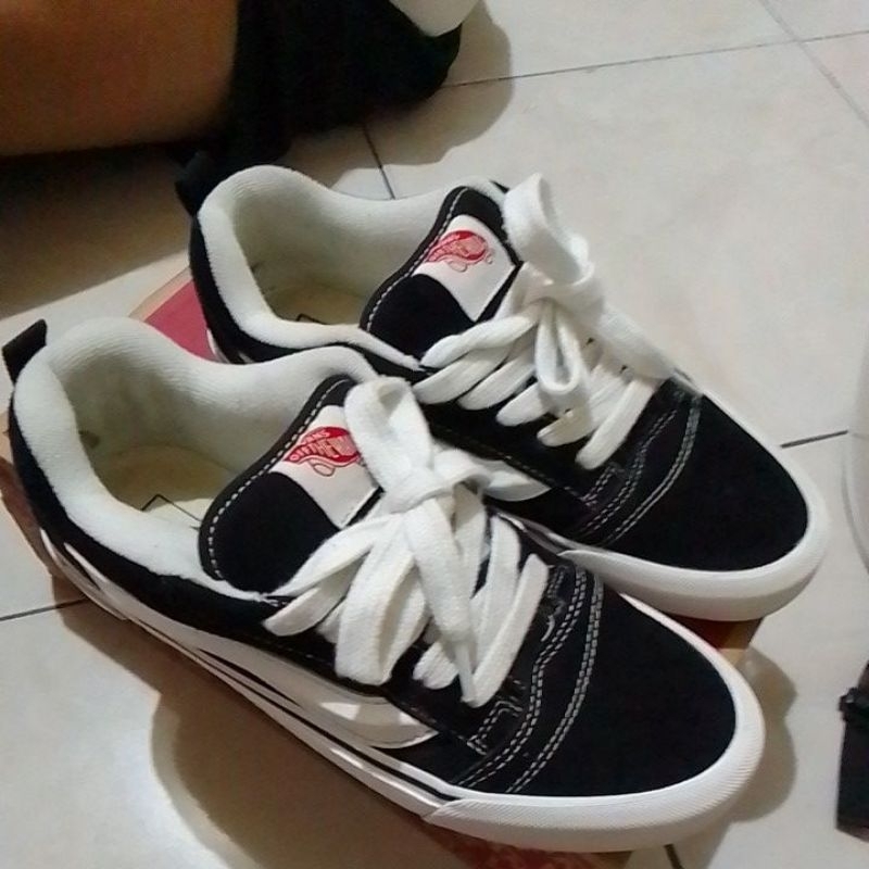 Vans knu skool black white (second like new)