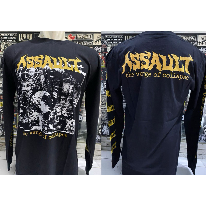 kaos punk lengan panjang/longsleve