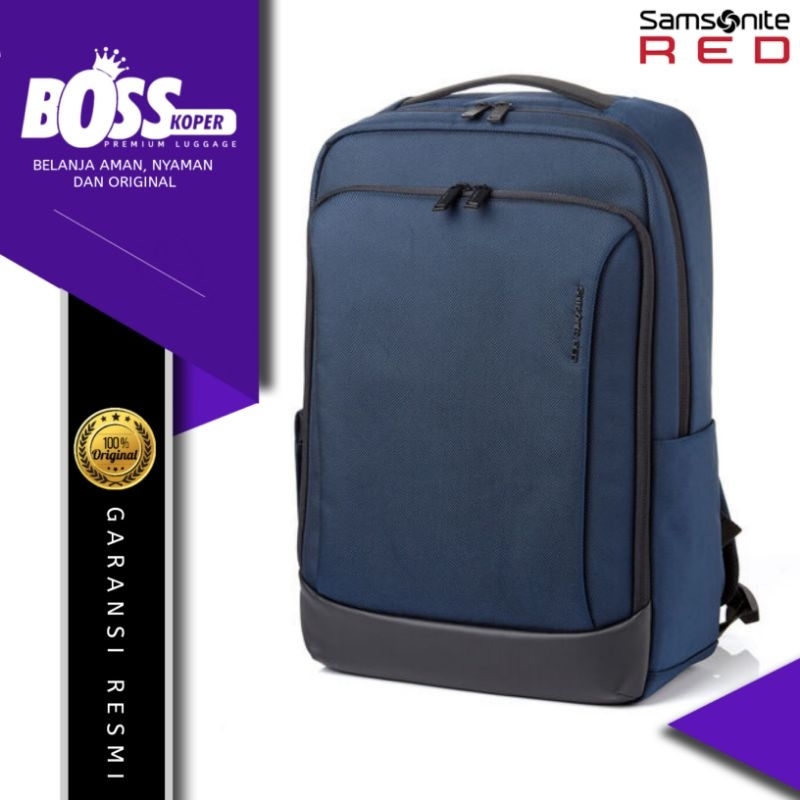 Ransel Pria SAMSONITE RED Backpack Kuliah/Daily/Kantor Original