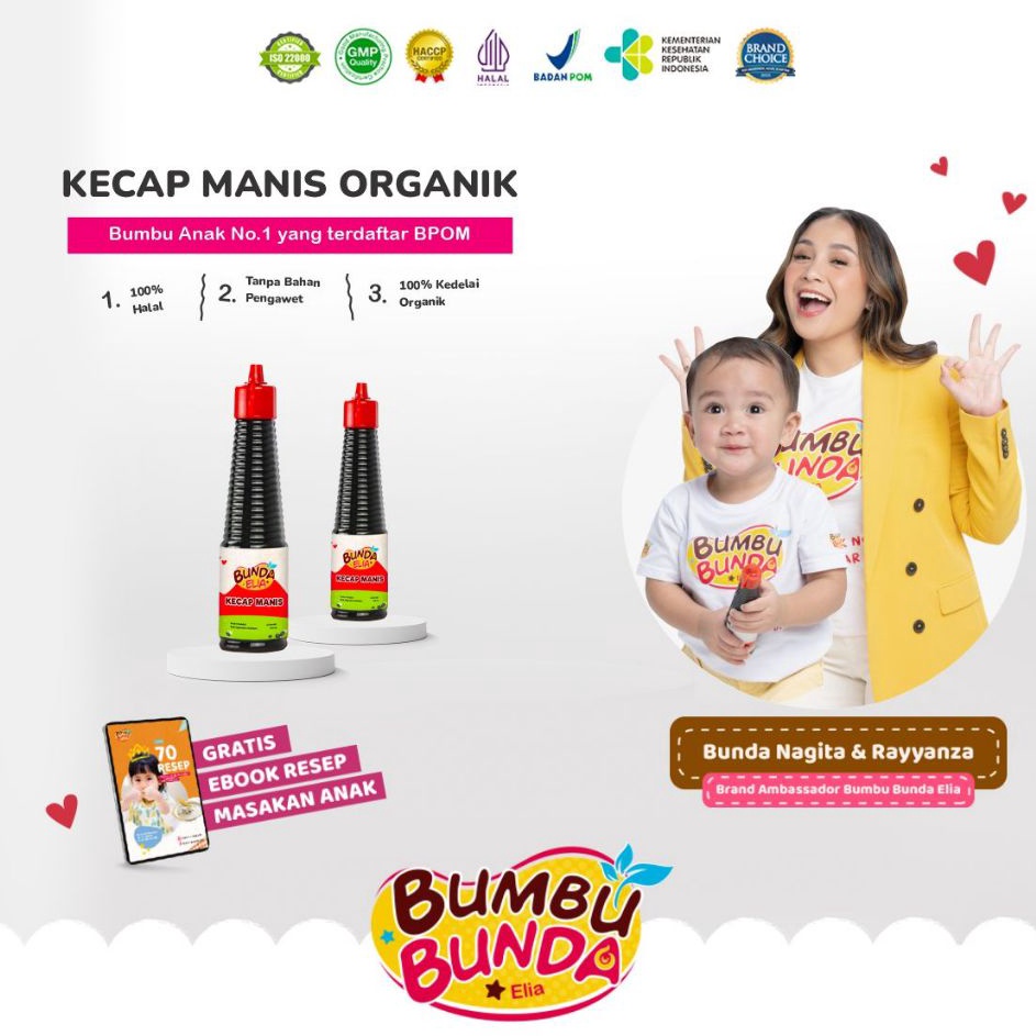 

Lariiss Bumbu Bunda Elia Kecap Manis Non MSG Kecap MPASI Kecap Anak Kecap Bayi Kecap Manis Halal