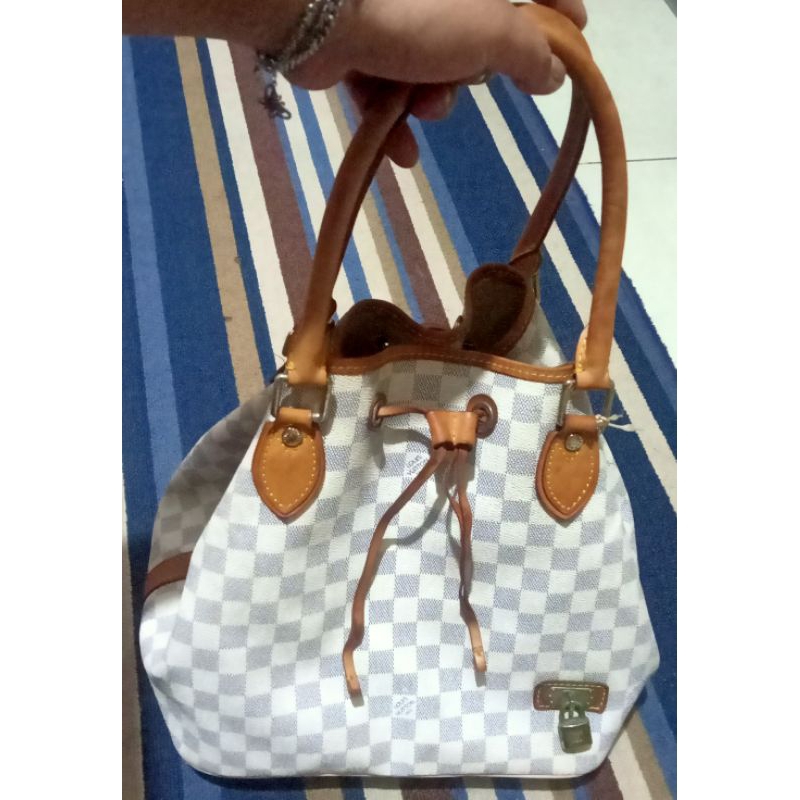 P❤️Tas*Serut*LV#DAMIER#putih