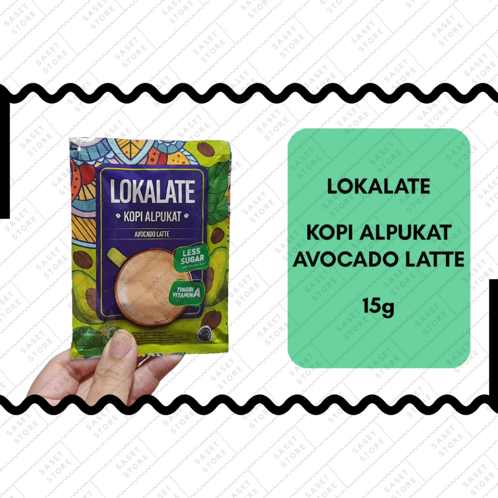 

Lokalate Kopi Alpukat Avocado Latte 15g Sachet Kopi Instan Serbuk