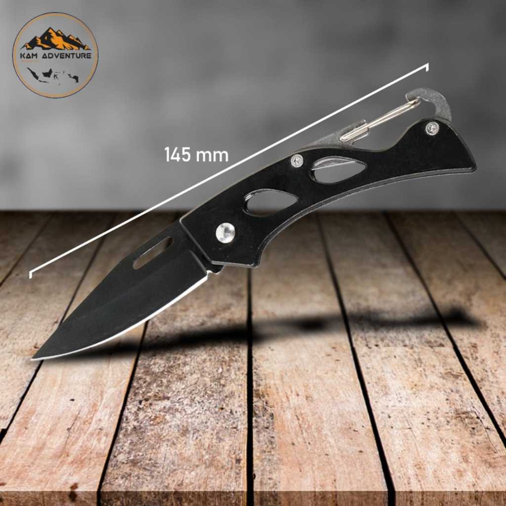 Pisau Lipat Tactical Carabiner Survival Outdoor