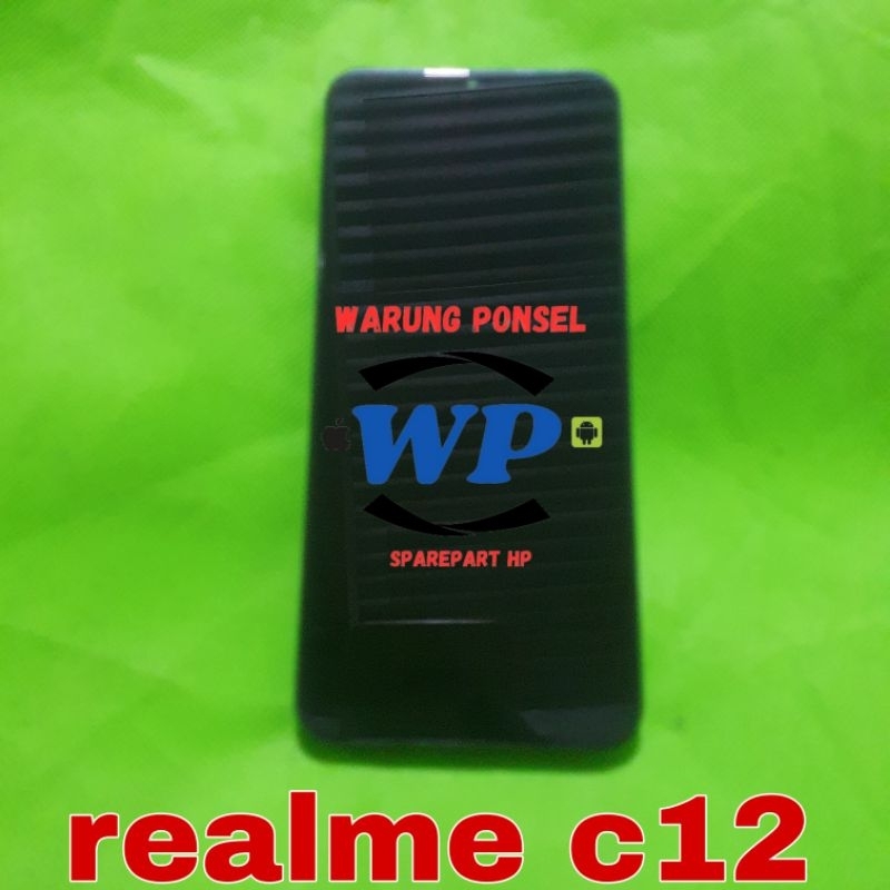 LCD PLUS FRAME REALME C12 KW COPOTAN NORMAL GARANSI TES