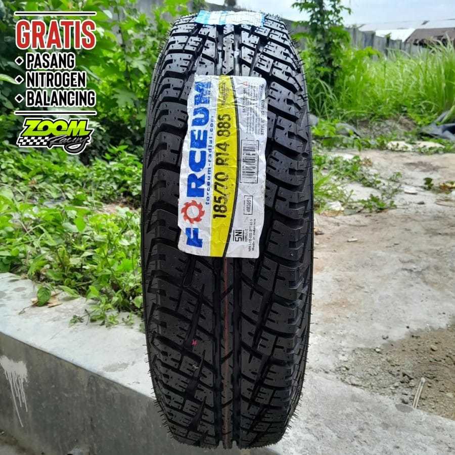 Ban Mobil 185/70 R14 Merk FORCEUM A/TZ-R Ban Tubeles Semi Offroad Ring 14 Avanza, Xenia, Kijang, Pan