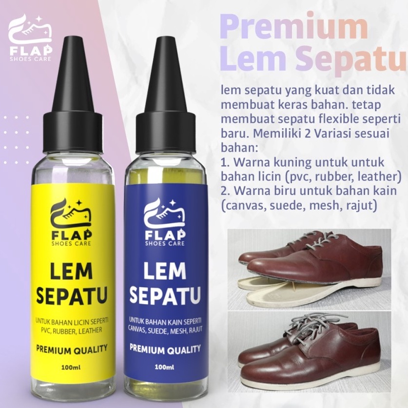 Murmer Lem Sepatu Flap Shoes Glue Flap Shoes Care Lem Sepatu Super Kuat Original Karet Tahan Air Per