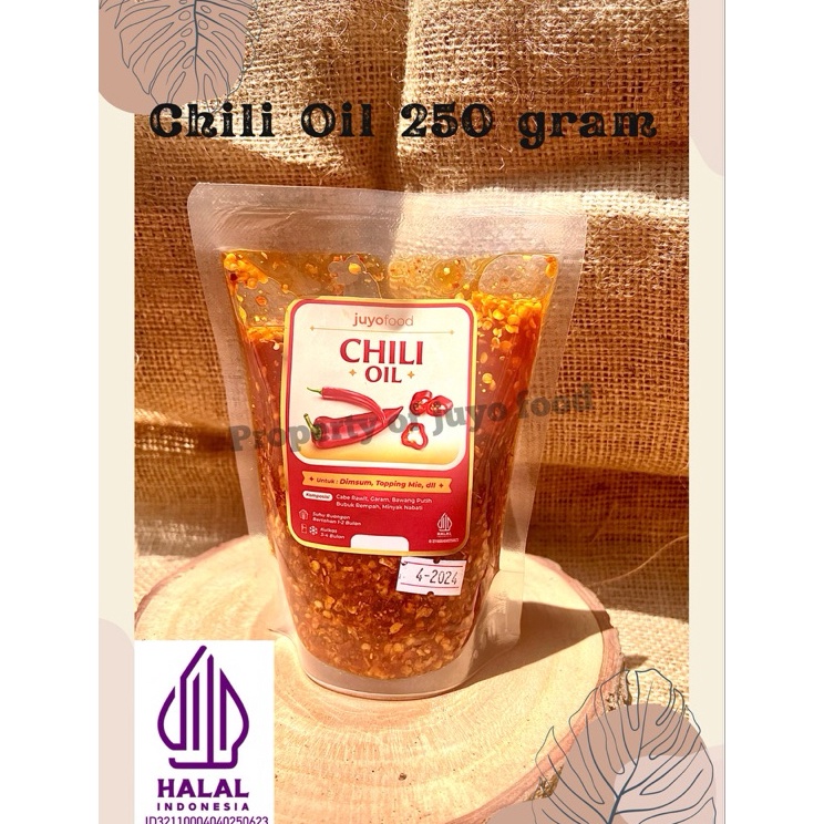 

Flash Sale HALAL MUI MINYAK CABAI 25 GRAM CHILI OIL untuk dimsum ramen lamien mie bakso baso aci nasgor dll