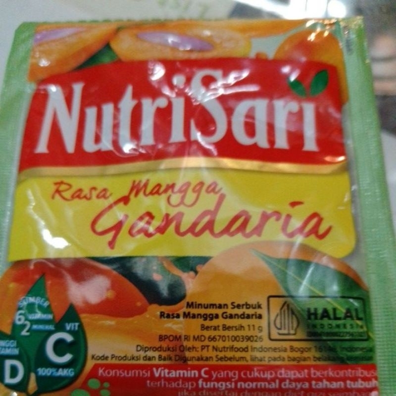 

Nutrisari Mangga Gandaria