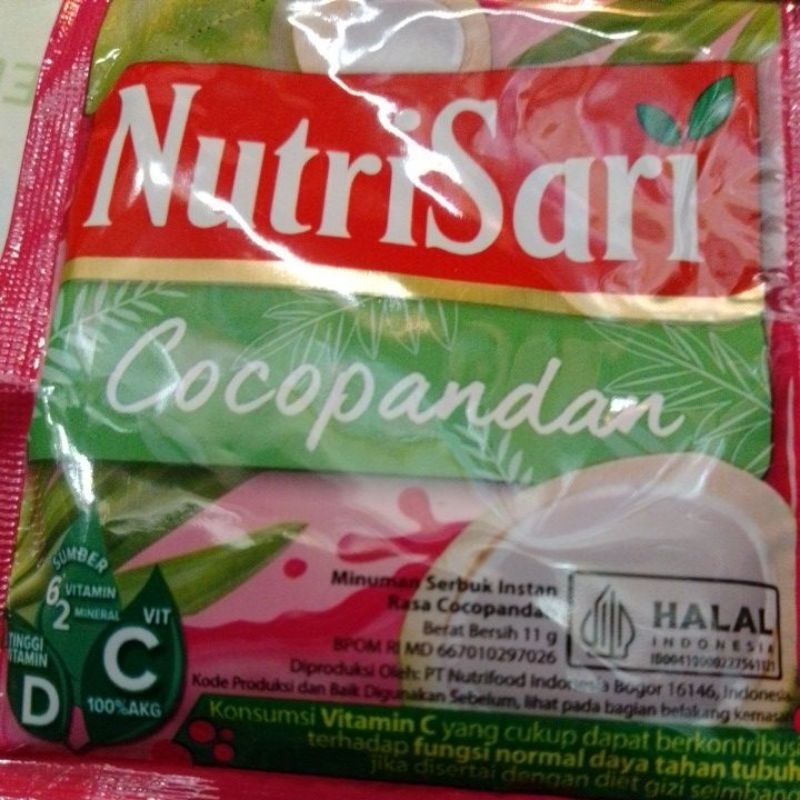 

Nutrisari Cocopandan