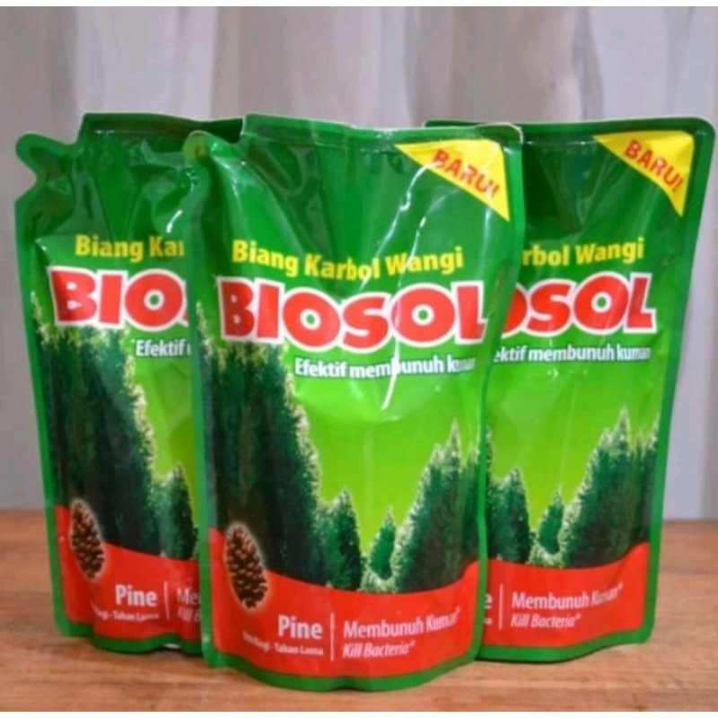 BIOSOL | Biosol Karbol Wangi Pouch 400ml Pembersih Lantai