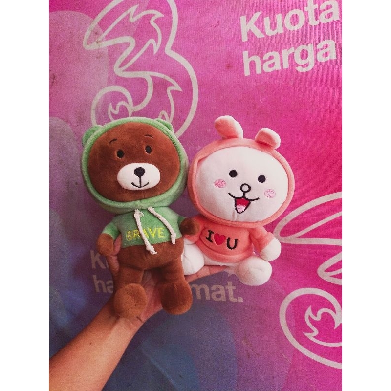 boneka Cony dan brown sepasang