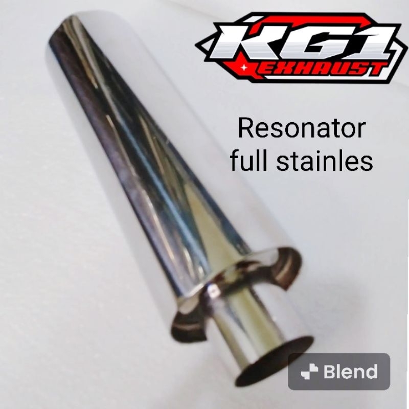 RESONATOR Knalpot Mobil Racing full stainless pengganti Tabung Besar Knalpot Mobil Racing knalpot Ra