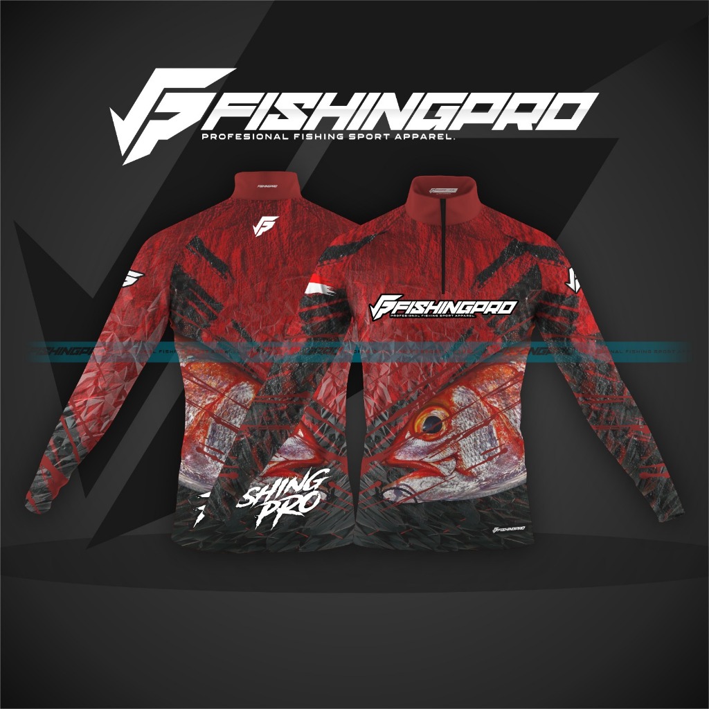 Jersey baju Mancing RUBBY FishingPro Part 97 | Bahan anti UV