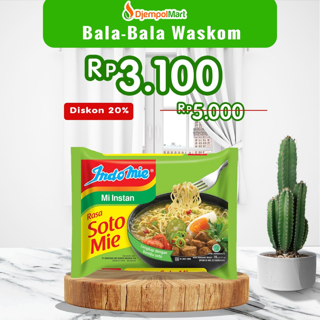 

Indomie Soto 70gr - Mie Instan