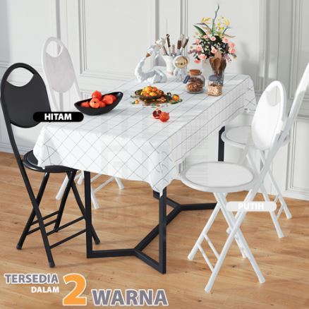 Kursi Lipat Meja Makan / Kursi Lipat Praktis / Kursi Lipat Portable Kursi Makan Lipat Travel