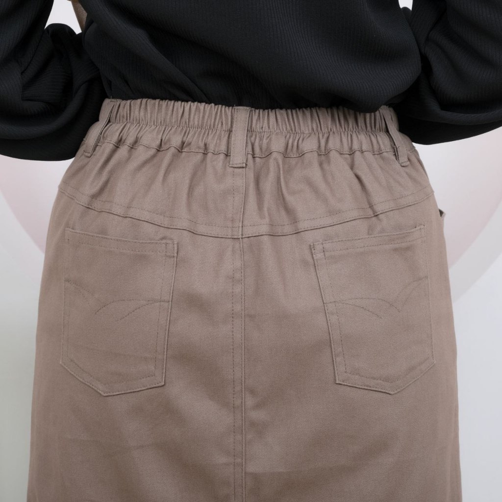 Best Seller Chino Skirt Chinos Skirt Rok Panjang Chinos Rok Panjang Wanita Rok Kerja Rok Kuliah Rok