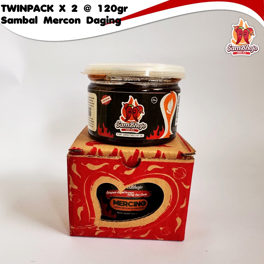 

SamBhojo - Oseng Mercon Daging (Bojo Mercing) 120gr x 2 - Twinpack