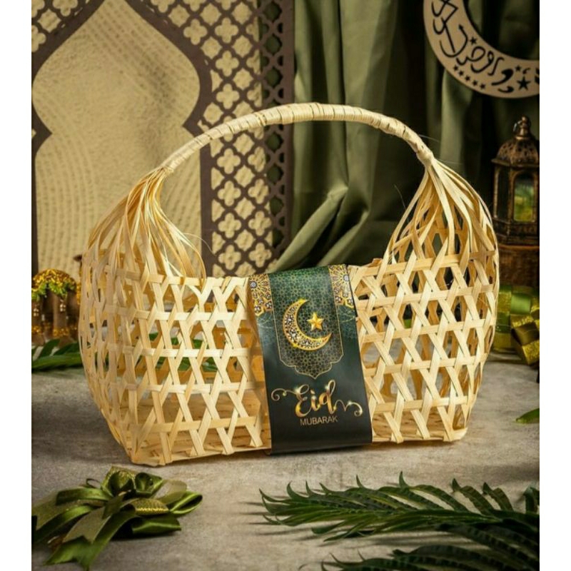 Tas Keranjang Parcel Besar - Tas Keranjang Bambu