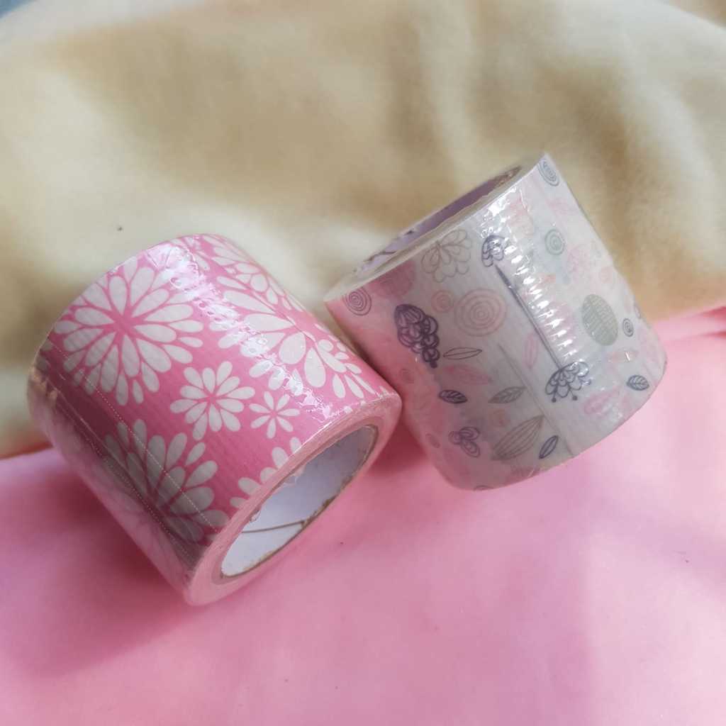 

Stiker Tape Scrapbook Pink & Putih