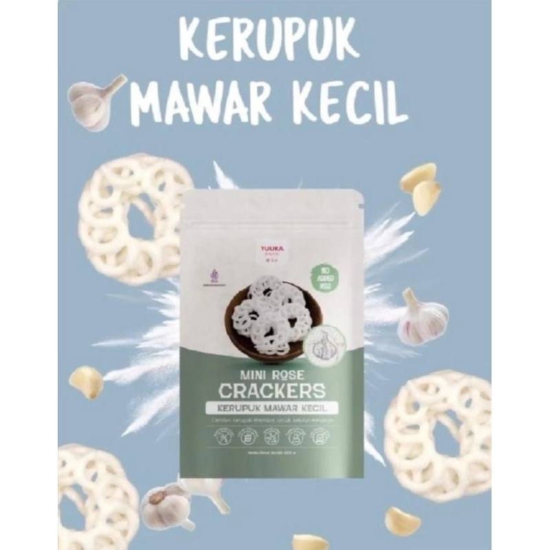 

Yuuka food crackers kerupuk mawar kecil 300gr