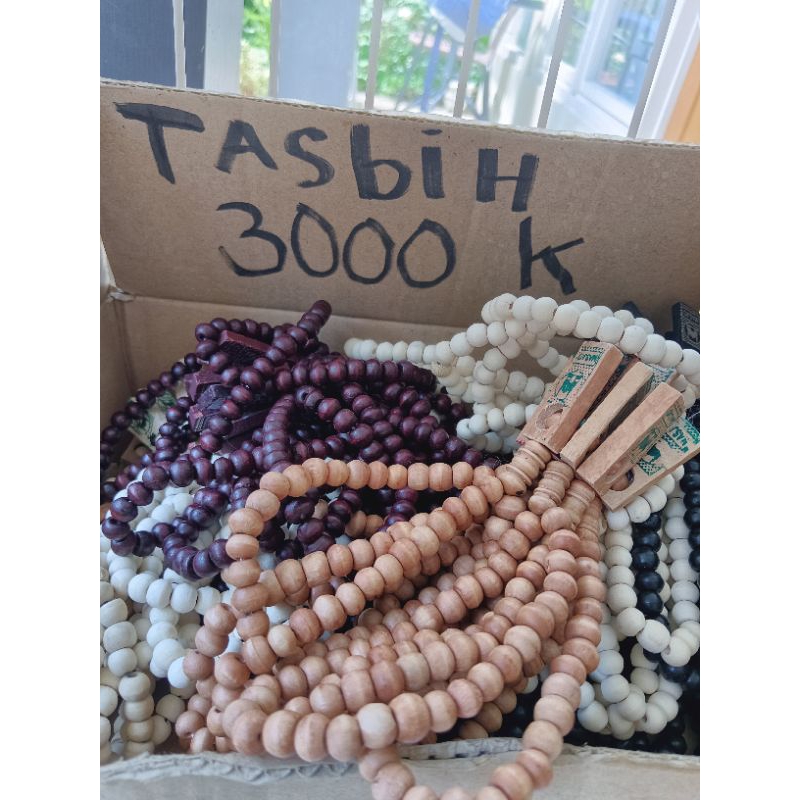 tasbih kayu, tasbih 33biji