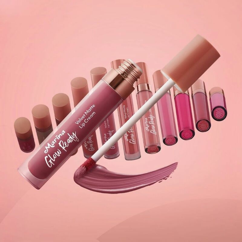 Marina Velvet Matte Lip Cream Glow Ready