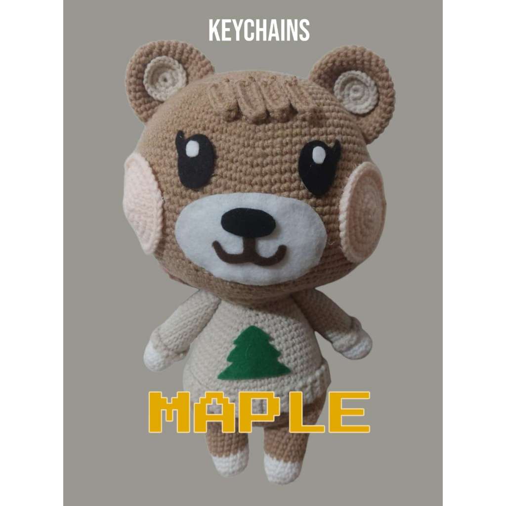 Boneka Animal Crossing Maple Crochet Nintendo