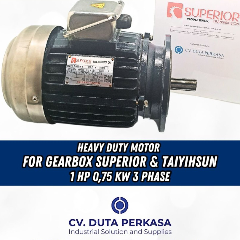 Motor Kincir Tambak 1 HP TH100L1-4 Dinamo Kincir Taiwan Design