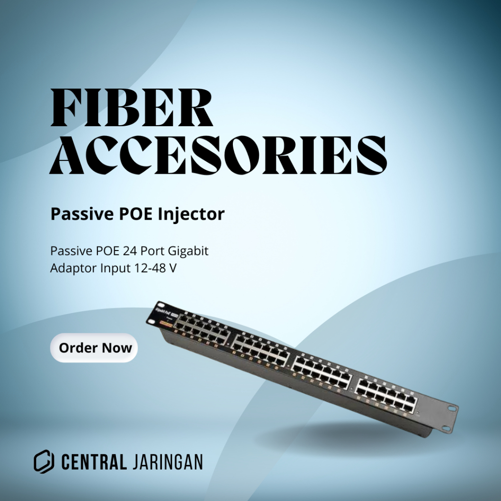 Passive POE Injector 24 Port Gigabit|GIGABIT POE 24 Port
