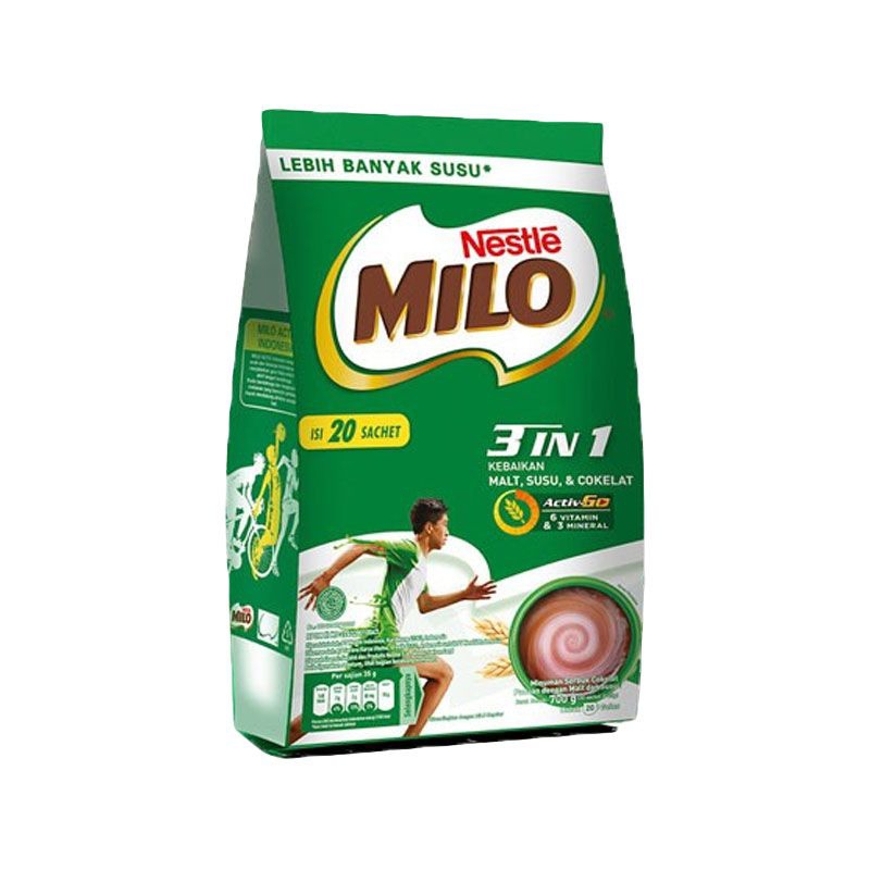 

MILO 3 IN 1 SACHET (20 X 35GR)