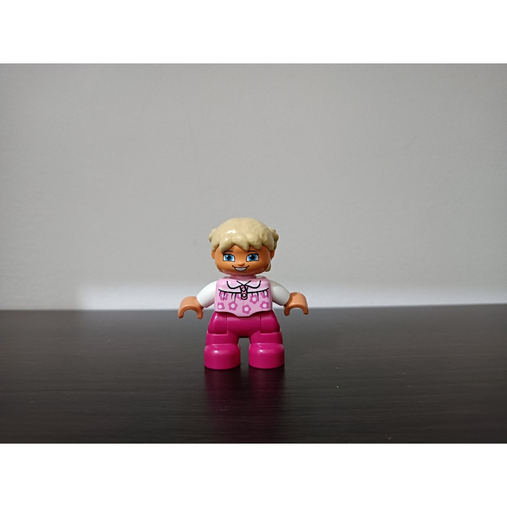 Lego Duplo, Child Girl, Blonde Hair, Pink Shirt
