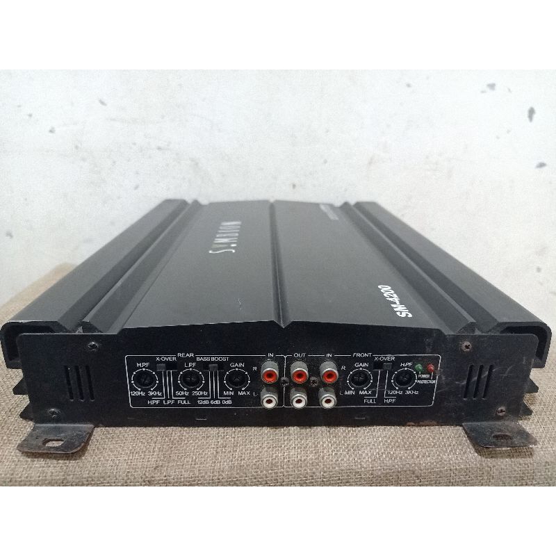 Power Amplifier Symbion SM-4200 SM4200 Car Audio System 4X 100Watts Max Output Power