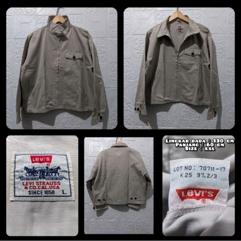 Jaket Vintage Rare Warna Cream Second Original