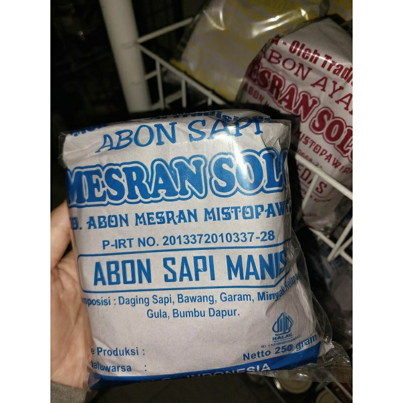 

Abon Sapi Manis Mesran