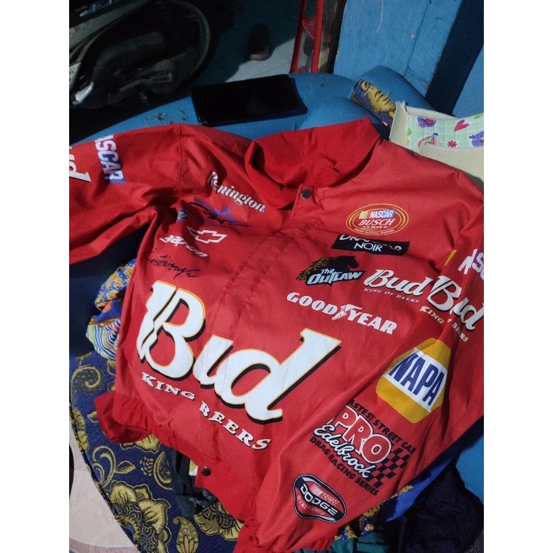 jaket nascar Budweiser