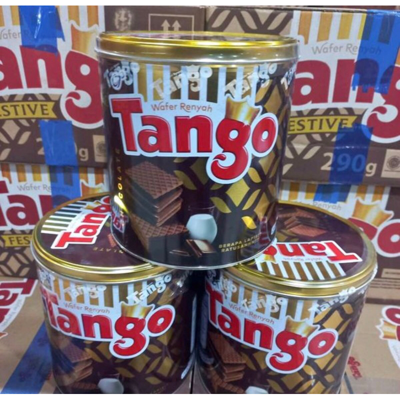 

Tango wafer kaleng 290 gr coklat