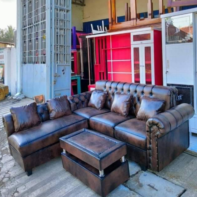 Sofa L Putus / Sofa L Kancing / Sofa Kancing / Sofa L
