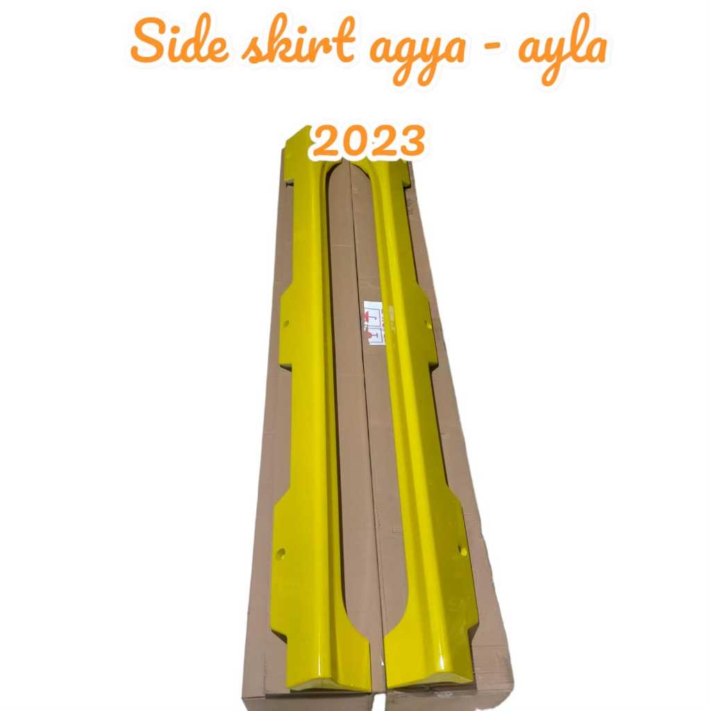 Side Skirt Agya Ayla 2023 Original Barang Baru