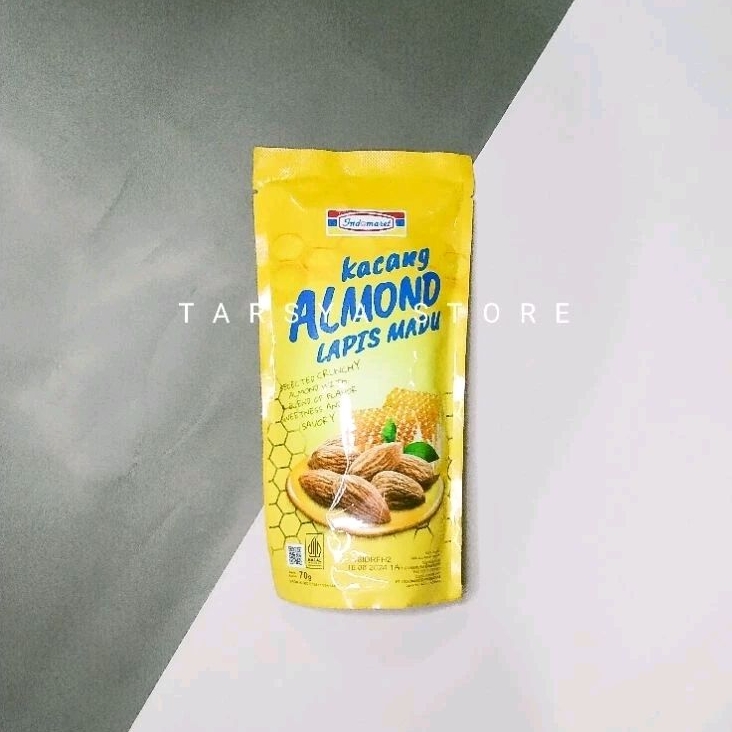 

Kacang Almond Lapis Madu 70gr Indomaret