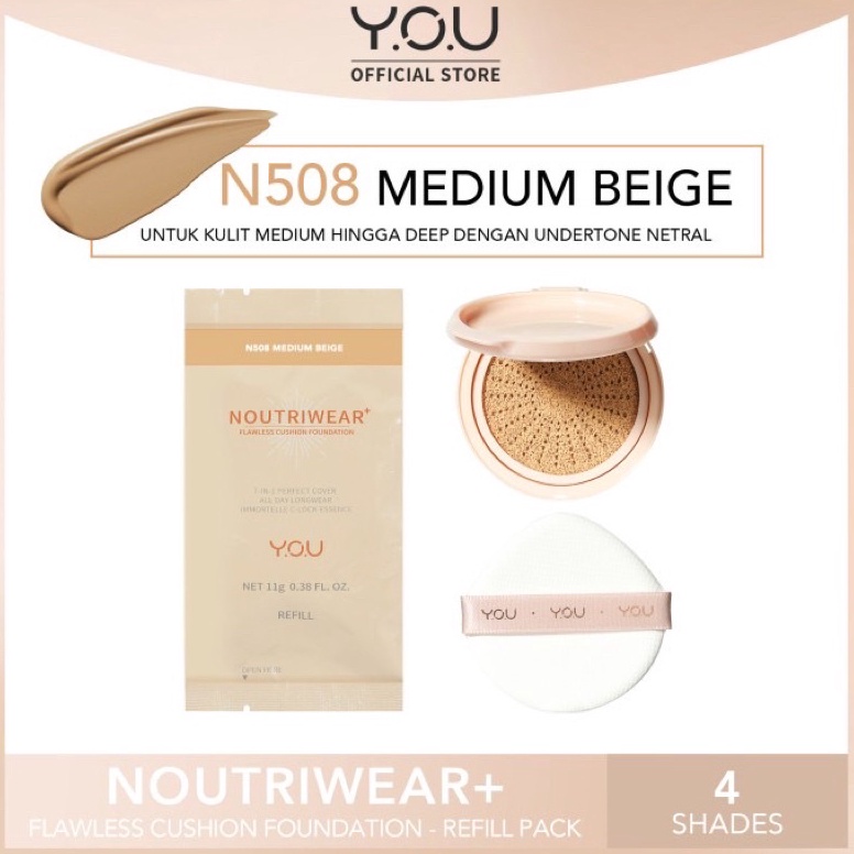 ART C28B REFILL YOU Noutriwear Flawless Cushion Foundation  Nourishing  Poreless Full Coverage  SPF 