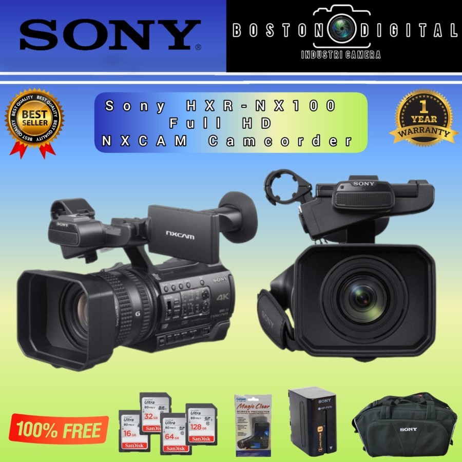 SONY HXR NX100 FULL HD CAMCORDER / SONY HXR-NX100 / SONY NX100