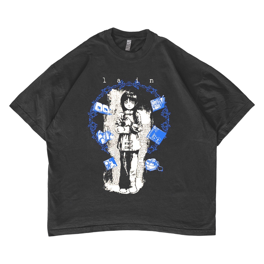 Serial Experiments Lain Oversized T-shirt Anime #02