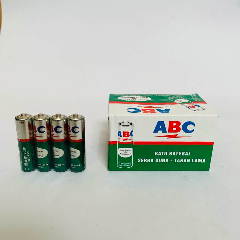 Baterai Jam Baterai ABC Hijau AA