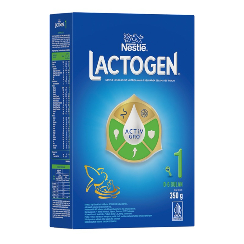 LACTOGEN 1 LACTOGEN 2 happynutri 350gr
