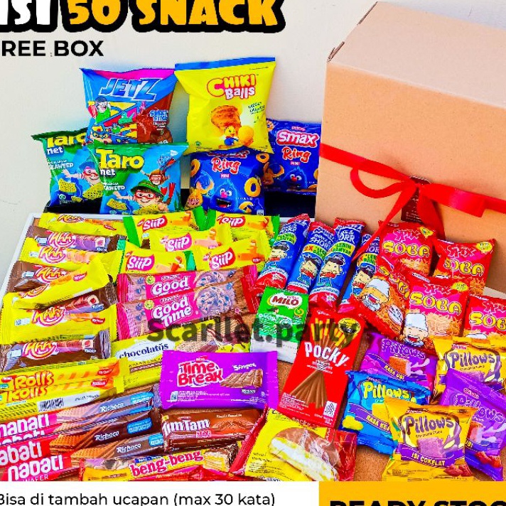 

Free Ongkir FREE BOX PAKET HAMPERS SNACK ISI 5 PCS SNACK KADO NATAL LEBARAN KADO ULANG TAHUN BIRTHDAY ULTAH WISUDA ANNIVERSARY SIDANG SEMPRO CHIKI MAKANAN COKLAT KADO ANAK IMLEK LEBARAN BUKET SNACK BOUQUET SNACK BOX IDUL FITRI CHIKI WAFER IMLEK KADO VA