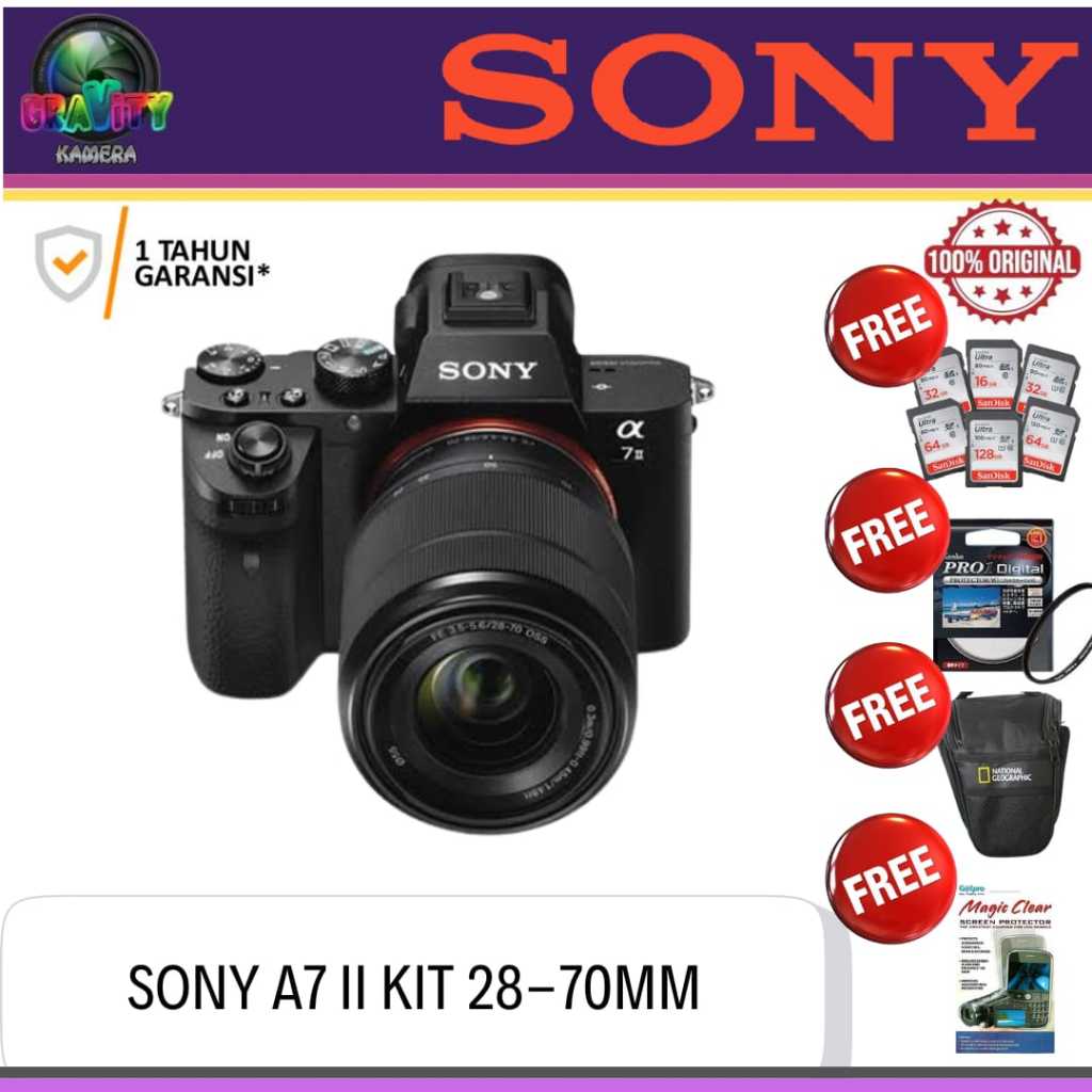 SONY ALPHA A7 II KIT FE 28-70MM / SONY A7 MARK II KIT FE 28-70MM