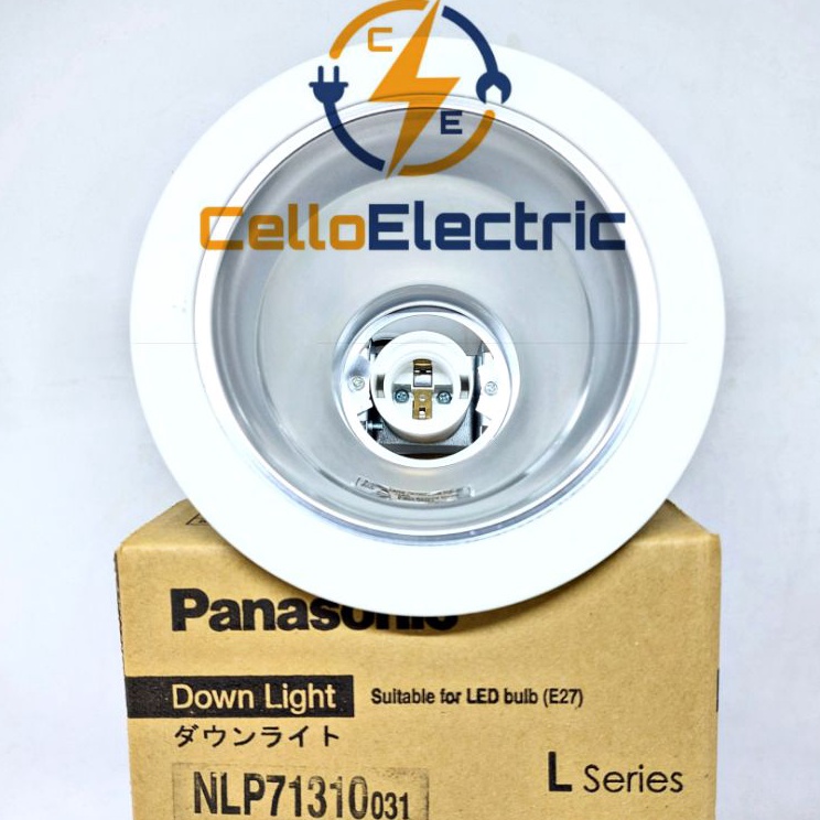 zO Downlight Panasonic 4 Inch NLP 7131  Fitting Lampu Plafon 4 Inch  Fitting Downlight