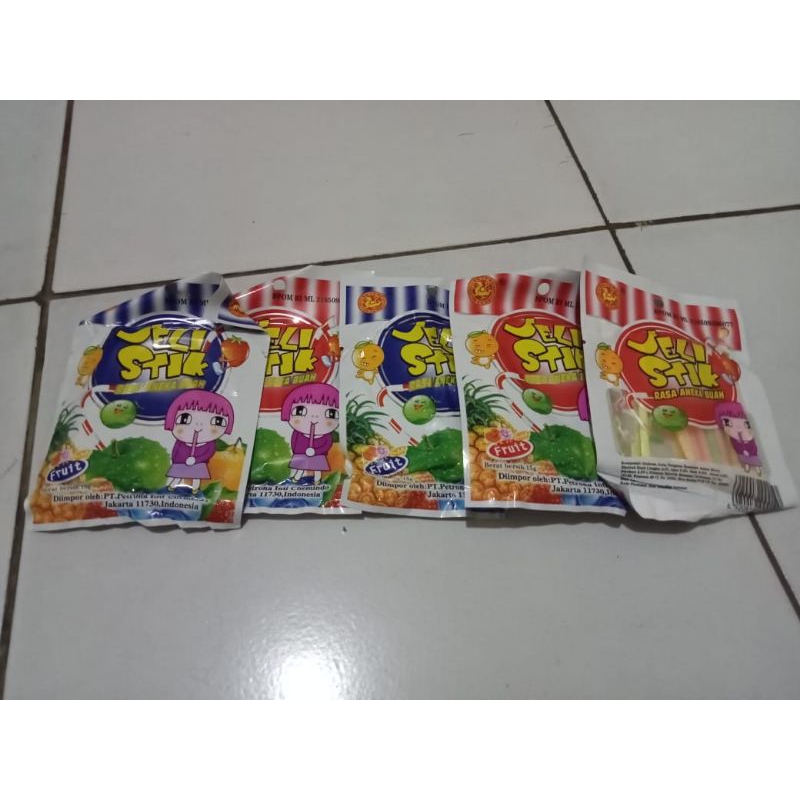 

Jelly Stik Rasa Aneka Buah Isi 10 Pcs