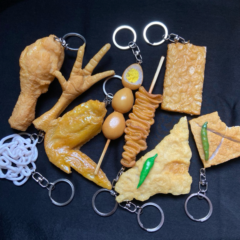 GANTUNGAN KUNCI unik | gantungan kunci lucu | gantungan kunci makanan